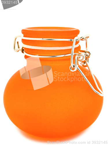 Image of Jar over White