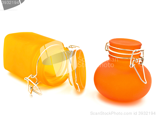 Image of Jar over White