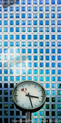 Image of Clock and facade