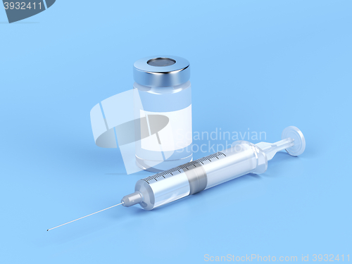 Image of Vial and syringe