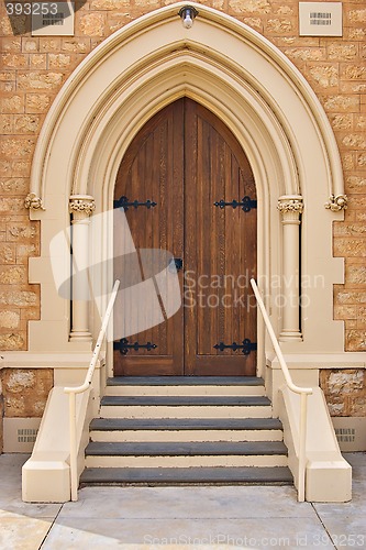 Image of the old church door