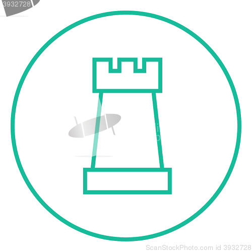 Image of Chess line icon.