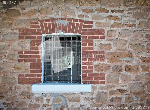 Image of barred jail window