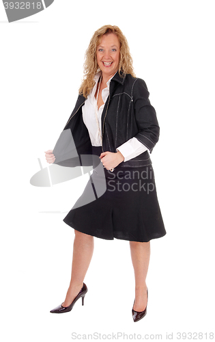 Image of Business woman looking very happy.