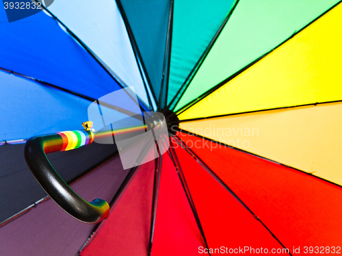 Image of Multicolored Umbrella