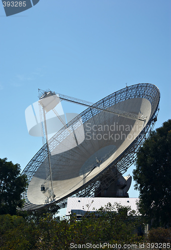 Image of radio telescope