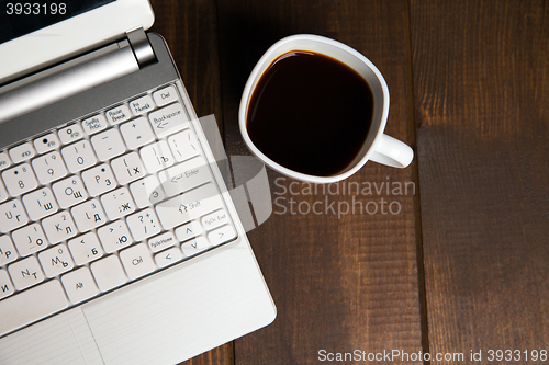 Image of Close-up of coffee in cup