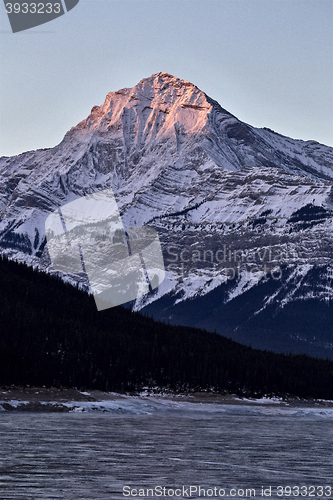 Image of Rocky Mountains in Winter Canada