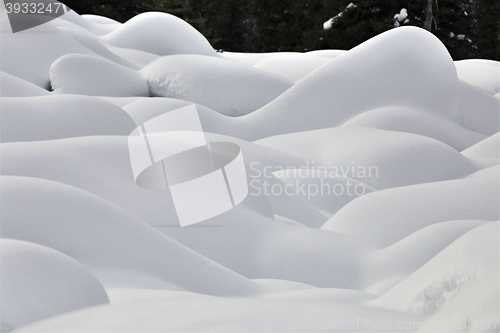 Image of Mountain Snow Moguls