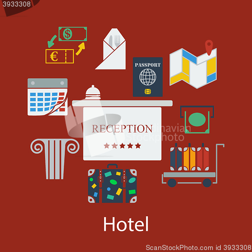 Image of Hotel flat design