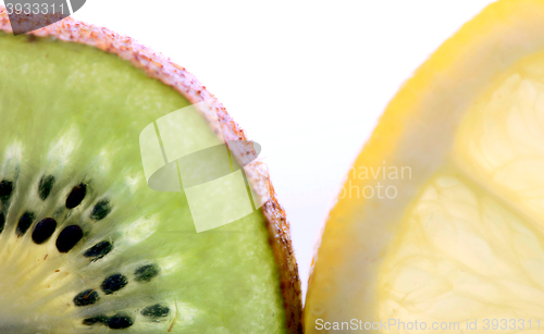 Image of Kiwi Fruit and Lemon Slice