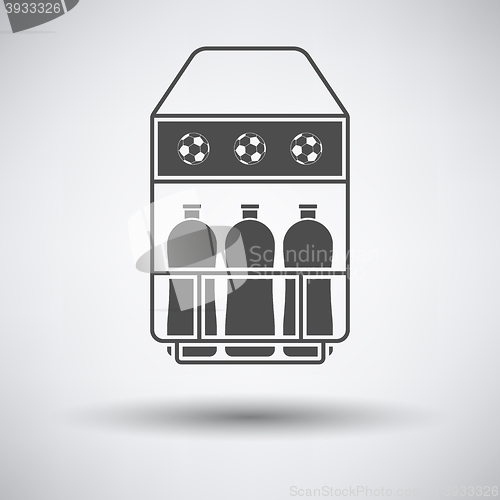 Image of Soccer field bottle container icon 
