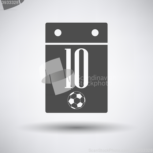 Image of Soccer calendar icon