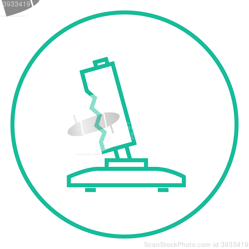 Image of Joystick line icon.