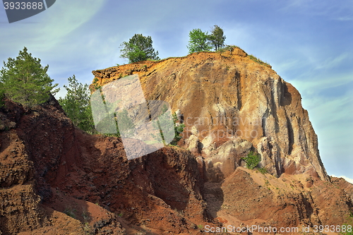 Image of quarry in volcanic stone