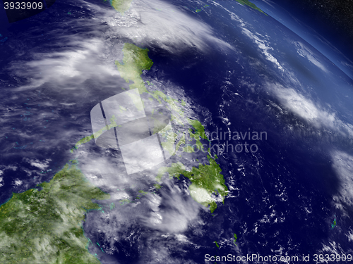 Image of Philippines from space