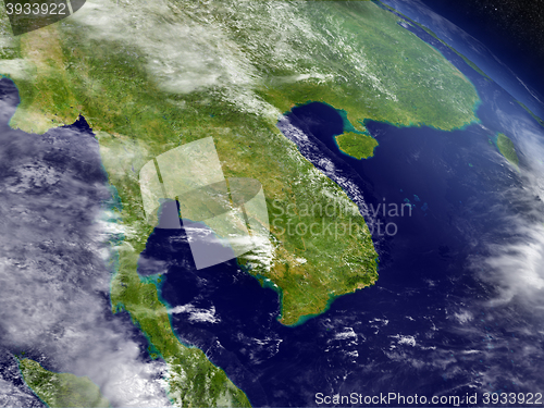 Image of Thailand from space