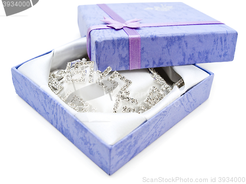 Image of Necklace with Earrings in the Gift Box