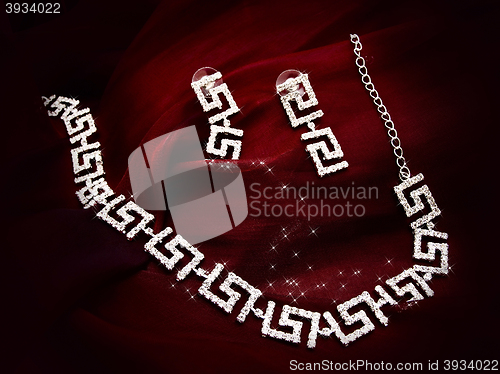Image of Necklace and Earrings