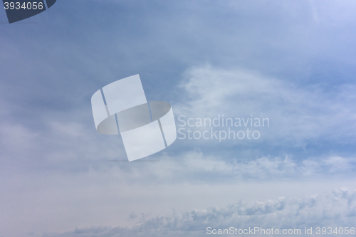 Image of blue sky background