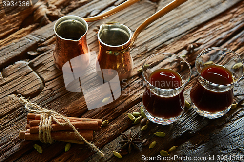 Image of cups of turkish coffee
