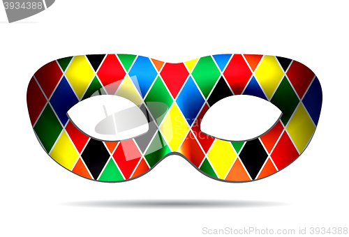 Image of Beautiful Harlequin mask