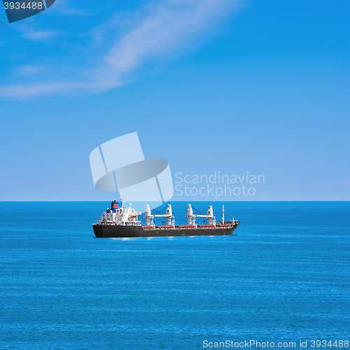 Image of Cargo Ship in the Sea