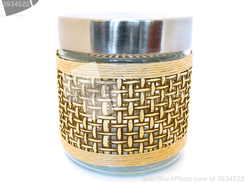Image of Closed Glass Jar