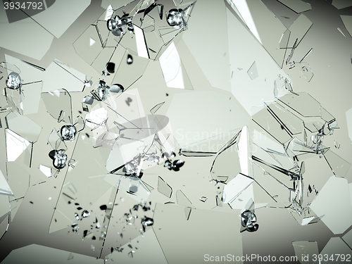 Image of glass breaking and shatter 