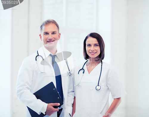 Image of two doctors with stethoscopes