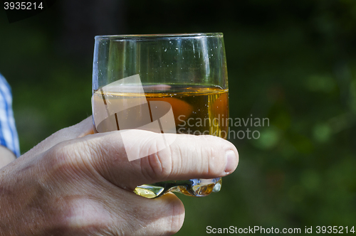 Image of beer in hand