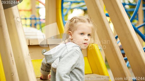 Image of Portrait of a Thoughtful LIttle Girl