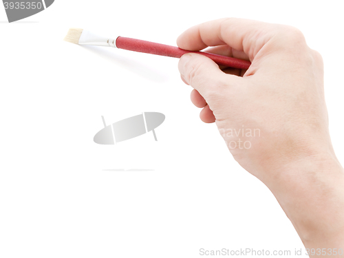 Image of Hand With Brush