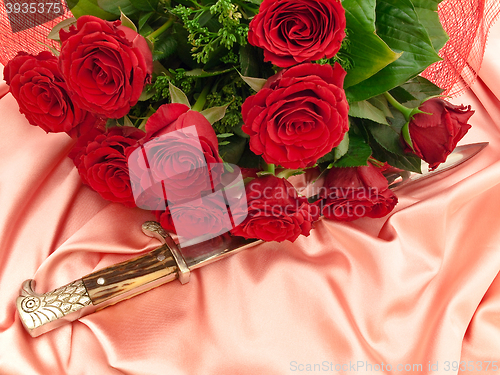 Image of Roses And Dagger