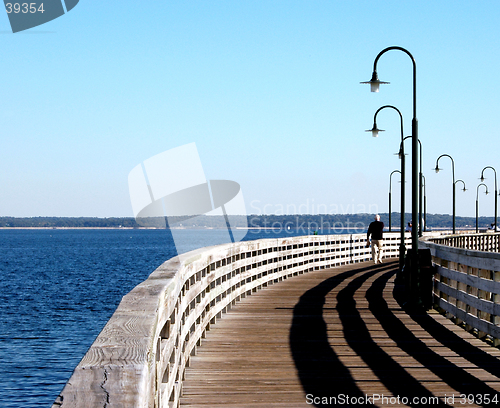 Image of walking the pier