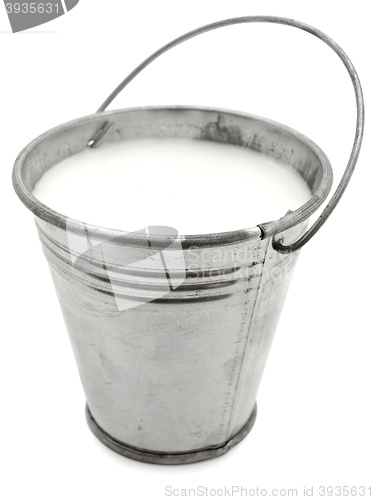 Image of Bucket With Milk