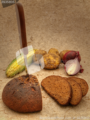 Image of Vegetables And Bread