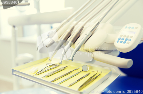 Image of close up of dental instruments