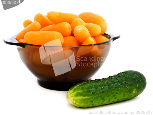 Image of Carrot, Cucumber And Tomato