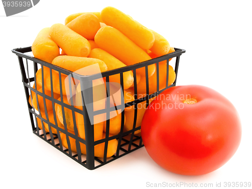 Image of Carrot In Basket