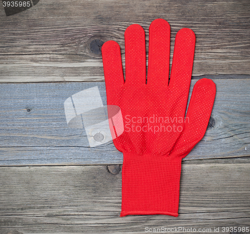 Image of Red work glove