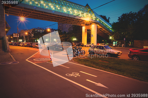 Image of Landscape near Frunze Embankment, Moscow, Russia