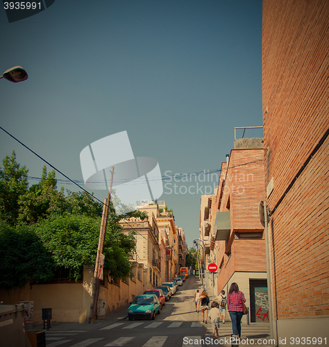 Image of Spain, Barcelona, Baixada de la Gloria street