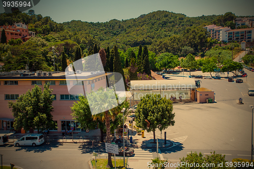 Image of Spain, Catalonia, Tossa de Mar, 20-06-2013, landscape with the b