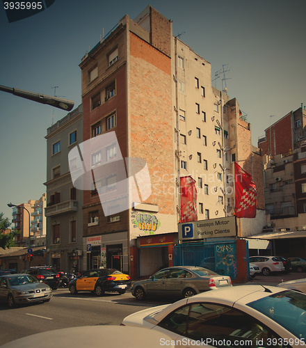 Image of streets and architecture of Barcelona