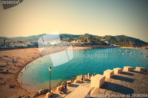 Image of Badia de Tossa bay and Gran Platja beach