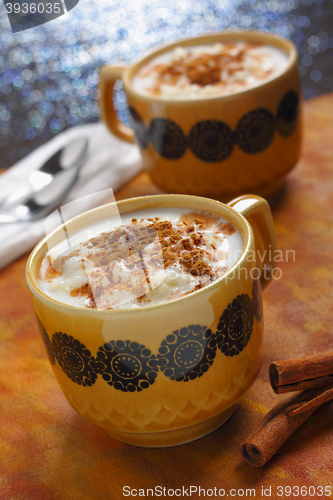 Image of Rice pudding with cinnamon