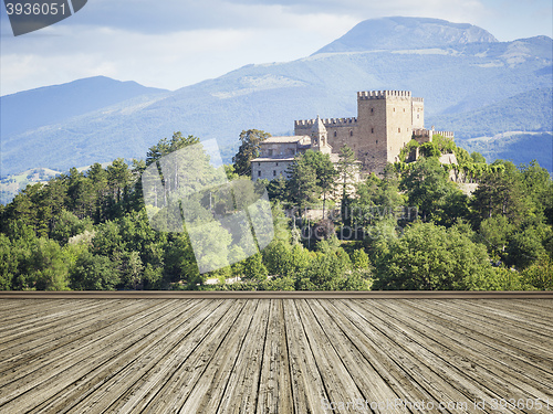 Image of photo mural italy castle