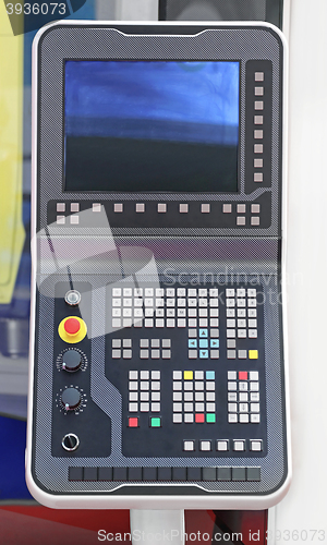 Image of Machine Control Panel