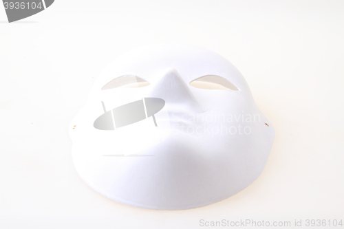 Image of white carnival mask